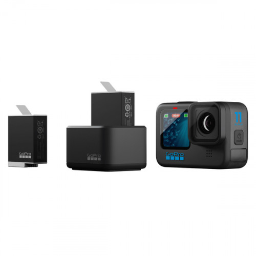 Зарядное устройство GoPro Dual Battery Charger + Аккумулятор Enduro 2шт для HERO 9/10/11 - ADDBD-211 (ADDBD-211-AS)