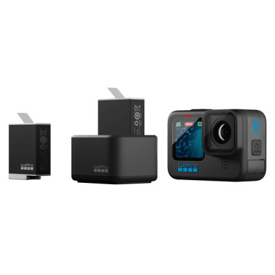 Зарядное устройство GoPro Dual Battery Charger + Аккумулятор Enduro 2шт для HERO 9/10/11 - ADDBD-211 (ADDBD-211-AS)