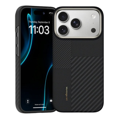 Чехол Benks Montage ArmorAir Case Kevlar для iPhone 17 Pro Max 6.9" черный (C.K.FL.AP.BK.MB70) 600D+1500D