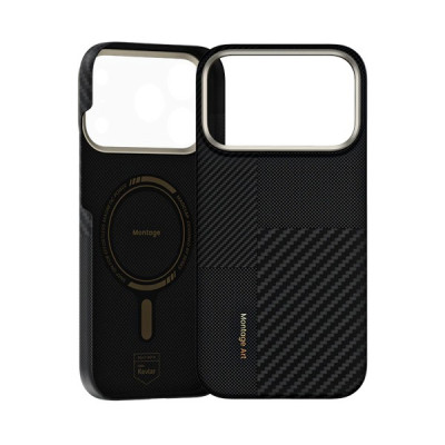 Чехол Benks Montage ArmorAir Case Kevlar для iPhone 17 Pro Max 6.9" черный (C.K.FL.AP.BK.MB70) 600D+1500D