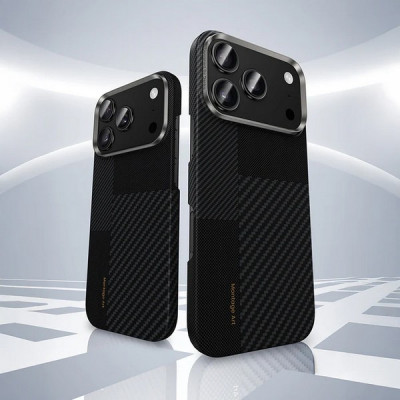 Чехол Benks Montage ArmorAir Case Kevlar для iPhone 17 Pro Max 6.9" черный (C.K.FL.AP.BK.MB70) 600D+1500D