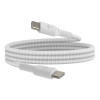 Кабель Belkin BoostCharge Braided USB-C - USB-C 1 м 2шт. (CAB004bt1MWH2PK) White