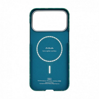 Чехол Pitaka Monogram Edge (Ultra-Slim) Case для iPhone 17 Pro Max 6.9" (KI1701PTKP) Green/Gold