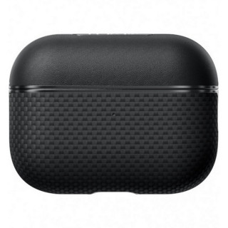 Чехол Pitaka Aramid Fiber Case для AirPods Pro 2 (APM2401) 600D Black/Grey (Twill)
