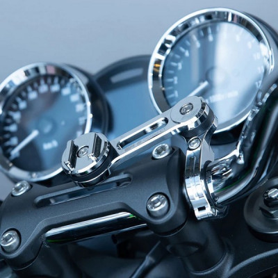 Крепление для мотоцикла SP Connect Moto mount PRO SPC+ NEW (хром)