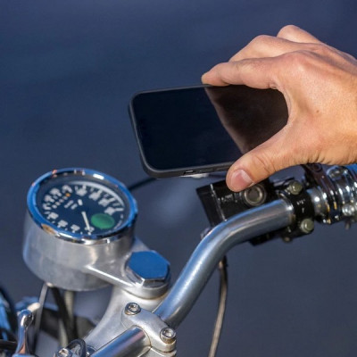 Крепление для мотоцикла SP Connect Moto mount PRO SPC+ NEW (хром)