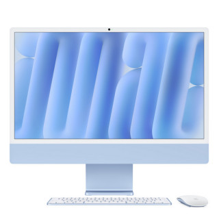 iMac 24" Retina 4,5K, M4 (8C CPU, 8C GPU, 2024), 16 ГБ, 256 ГБ SSD, голубой