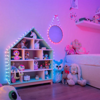 Умная гирлянда Twinkly Candies Hearts RGB 100 (TWKH100RGB-T)
