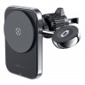 Автомобильный магнитный держатель AceFast D18 2-in-1 с функцией беспроводной зарядки (AF-D18-BK) Black