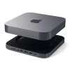 USB док-станция с подставкой Satechi Mac Mini Stand & Hub для Mac Mini (ST-ABHFM) серый космос