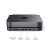 USB док-станция с подставкой Satechi Mac Mini Stand & Hub для Mac Mini (ST-ABHFM) серый космос