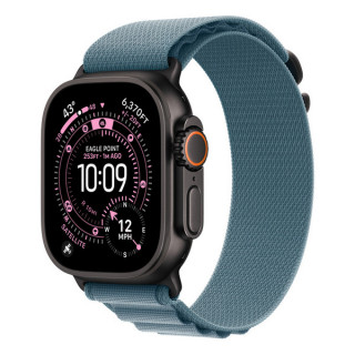 Ремешок Apple Alpine Loop 49 мм Light Blue / Black Titanium Finish