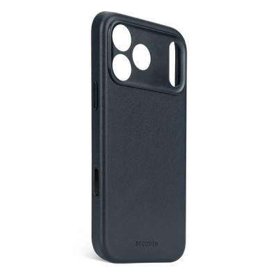 Чехол Decoded Leather Back Cover Mag Case для iPhone 17 Pro Max (D26IPO17PMBC1NW) Navy Shadow