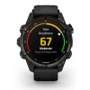Умные часы Garmin Descent MK3i 43 мм титан Carbon Grey DLC с черным силиконовым ремешком (010-02753-11)