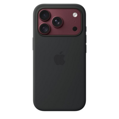 Чехол Apple Silicone Case MagSafe для iPhone 18 Pro (MK8Y4) Black