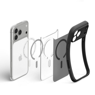 Чехол Spigen Ultra Hybrid Matte MagFit для iPhone 18 Pro Max / 17 Pro Max (ACS12123) Frost Black