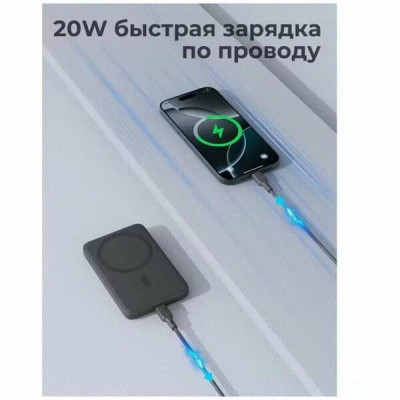 Внешний аккумулятор Aukey Magnetic 10000 мАч (APB-PB-MS04BK) Black
