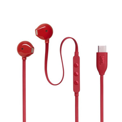 Проводные наушники JBL TUNE 305C USB-C Red
