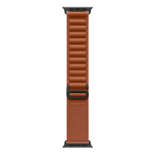 Ремешок Apple Alpine Loop 49 мм Terra Cotta / Black Titanium Finish