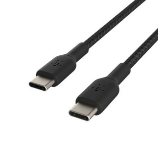 Кабель Belkin BoostCharge Braided USB-C - USB-C 1 м (CAB004BT1MBK) Black