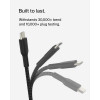 Кабель Belkin BoostCharge Braided USB-C - USB-C 1 м (CAB004BT1MBK) Black