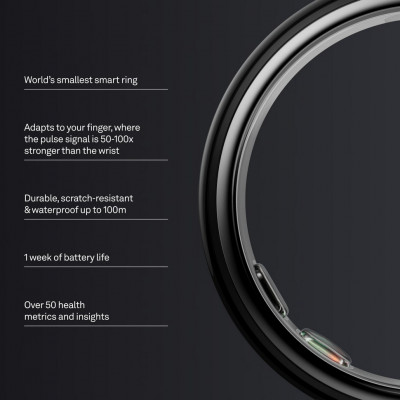 Умное кольцо Oura Ring Gen 5 Black 11