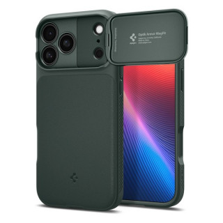Чехол Spigen Optik Armor MagFit для iPhone 17 Pro Max (ACS09901) Abyss Green