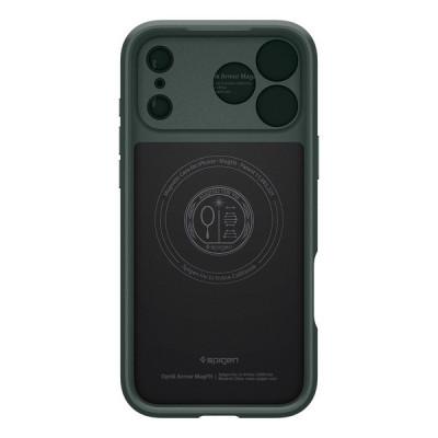 Чехол Spigen Optik Armor MagFit для iPhone 17 Pro Max (ACS09901) Abyss Green