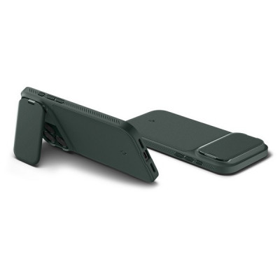 Чехол Spigen Optik Armor MagFit для iPhone 17 Pro Max (ACS09901) Abyss Green