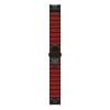 Ремешок Garmin QuickFit 22 Marq Hybrid Titanium-Silicone Carbon Grey (010-12738-00)