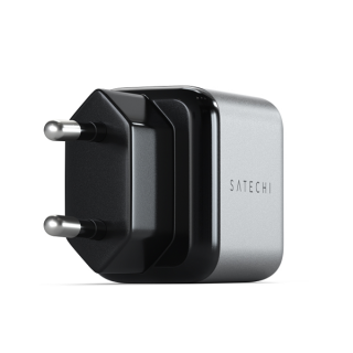 Сетевое зарядное устройство Satechi 30W USB-C GaN Wall Charger серый космос (ST-UC30WCM-EU)