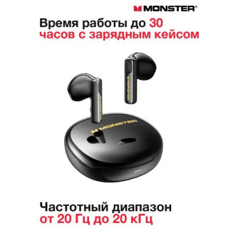 Беспроводные TWS-наушники Monster N-Lite 209 MH22215 (137260-00) черный