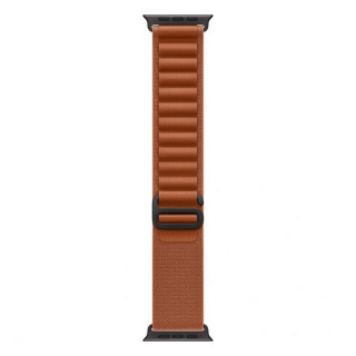 Apple Watch Ultra 3, 49mm, черный титан, ремешок Alpine терракотового цвета (2025)