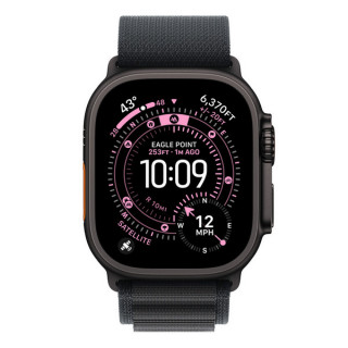 Ремешок Apple Alpine Loop 49 мм Black / Black Titanium Finish