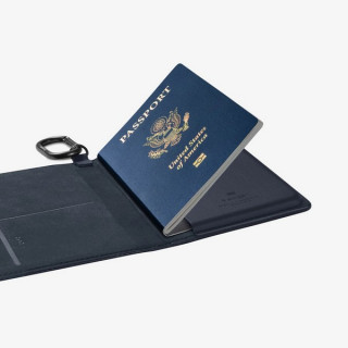 Обложка для паспорта Spigen Passport Holder (AFA08721) Navy Blue
