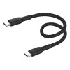Кабель Belkin BoostCharge Braided USB-C - USB-C 0.15 м (CAB004BT0MBK) Black