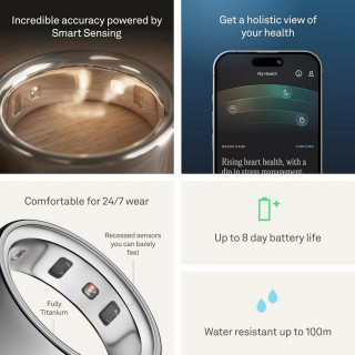 Умное кольцо Oura Ring Gen 4 Silver 11
