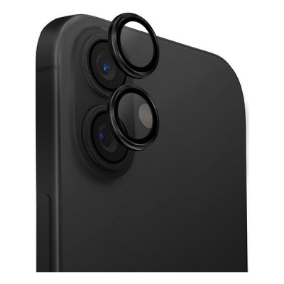 Защитное стекло для камеры Uniq OPTIX AluGuard для iPhone 16/16 Plus (IP6.1-6.7(2024)-ALENSBLK) Black