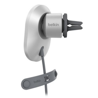 Беспроводное автомобильное зарядное устройство Belkin Magnetic Wireless Car Charger Qi2 15W (WIC008BTGR-V2)