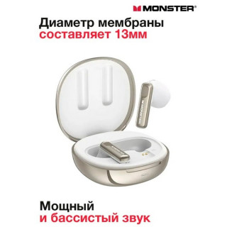 Беспроводные TWS-наушники Monster N-Lite 209 MH22215 (137260-03) серебристый