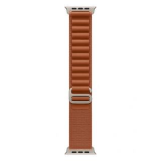 Apple Watch Ultra 3, 49mm, титан светлого цвета, ремешок Alpine терракотового цвета (2025)