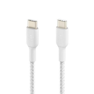 Кабель Belkin BoostCharge Braided USB-C - USB-C 0.15 м (CAB004BT0MWH) White