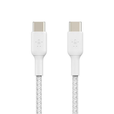 Кабель Belkin BoostCharge Braided USB-C - USB-C 0.15 м (CAB004BT0MWH) White