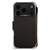Чехол-книжка из кожи Vaja Buckler Wallet для iPhone 17 Pro 6.3" V-Mag Black