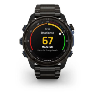 Умные часы Garmin Descent MK3i 51 мм карбоново-серые DLC титановые с DLC титановым ремешком (010-02752-14)