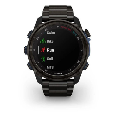 Умные часы Garmin Descent MK3i 51 мм карбоново-серые DLC титановые с DLC титановым ремешком (010-02752-14)