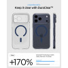 Чехол Spigen Ultra Hybrid MagFit для iPhone 17 Pro (ACS11111) Clear Deep Blue