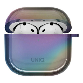 Чехол Uniq Iridescia (holographic) для Airpods 4 (AIRPODS(2024)-IRDMQTZ) Midnight Quartz