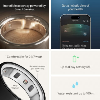 Умное кольцо Oura Ring Gen 4 Black 13