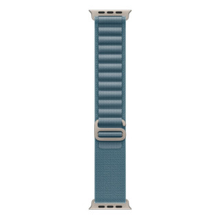 Ремешок Apple Alpine Loop 49 мм Light Blue / Natural Titanium Finish